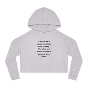 Voices - Cropped Hoodie