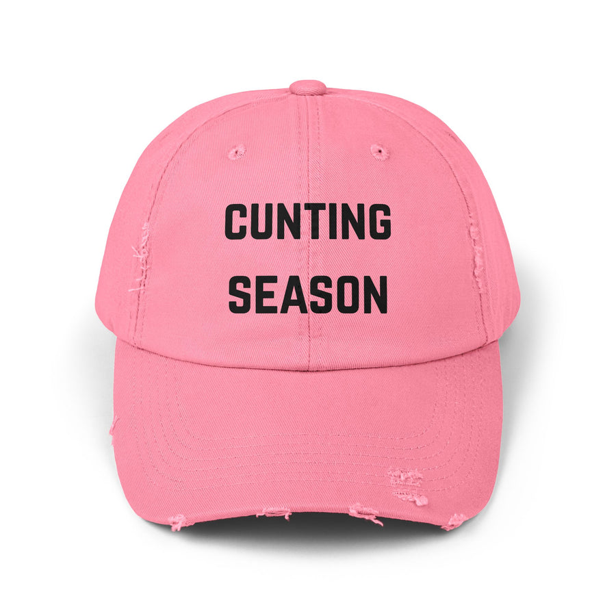 "Cunting Season" Distressed Cap