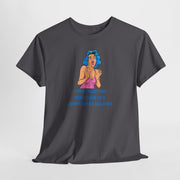 Pop Art Tee - "Grippy Socks Vacation" Mental Health Awareness Graphic T-Shirt