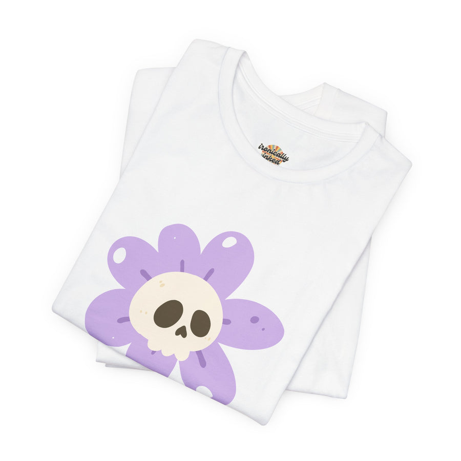 "Dead Inside" Skull Flower Tee — Mental Health Awareness T‑Shirt