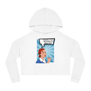 Identify as Late - Women’s Cropped Hooded Sweatshirt