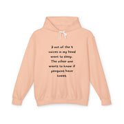 Voices - Unisex Lightweight Hooded Sweatshirt