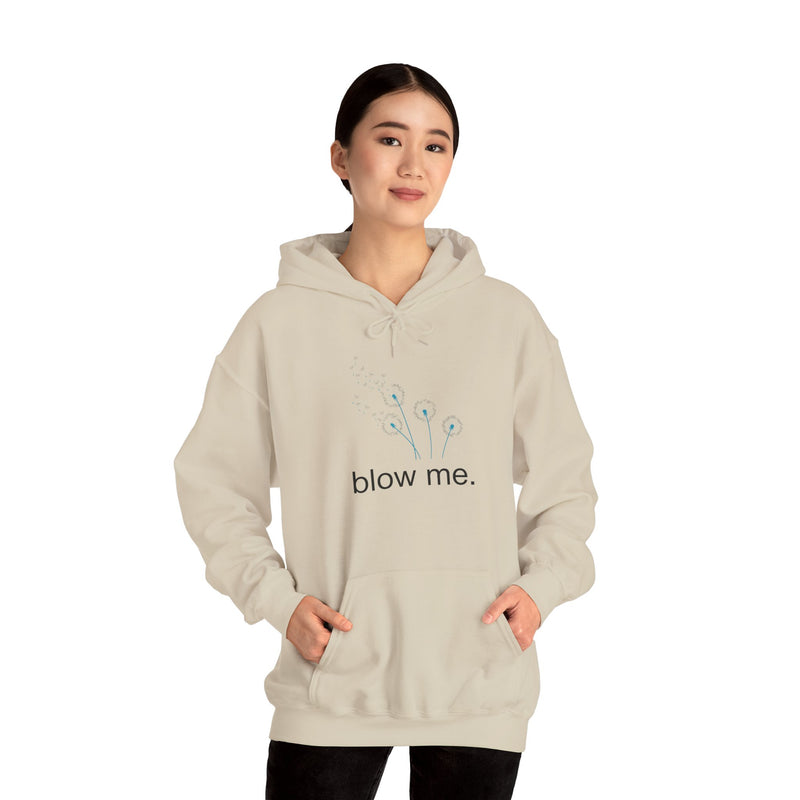 Hoodie — 'blow me' Dandelion Graphic Hooded Sweatshirt