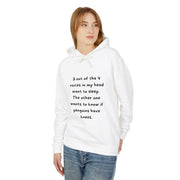 Voices - Unisex Lightweight Hooded Sweatshirt