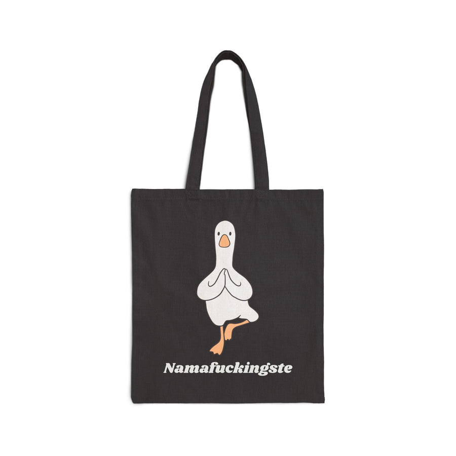 "Namafuckingste" Yoga Goose Tote Bag — Canvas Shopping Bag