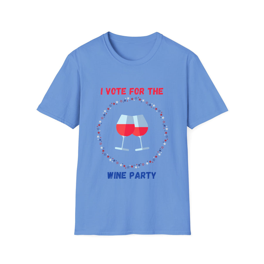 Wine Party - Unisex Softstyle T-Shirt