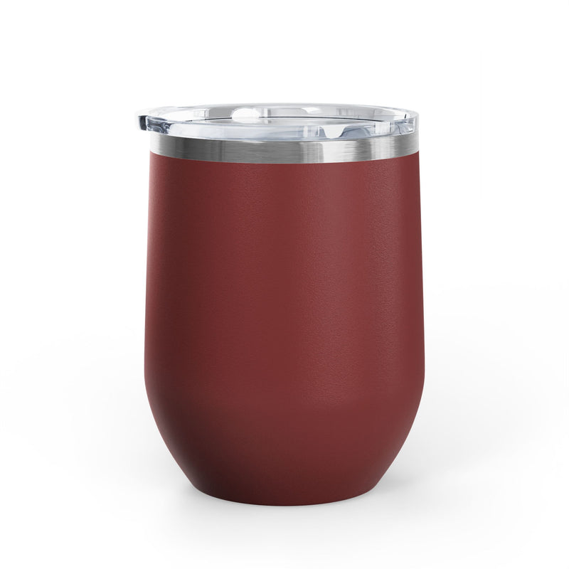 "Currently Uninstalling Anxiety" Sloth Insulated Wine Tumbler - Stainless Steel 12oz