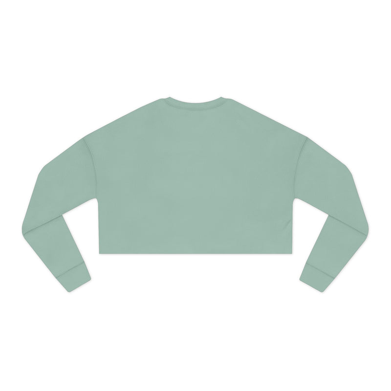 Cropped Sweatshirt — "If You Don't Think You Shouldn't Talk" Wonderland Graphic Crop Top