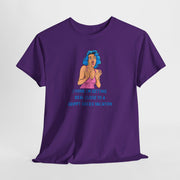 Pop Art Tee - "Grippy Socks Vacation" Mental Health Awareness Graphic T-Shirt