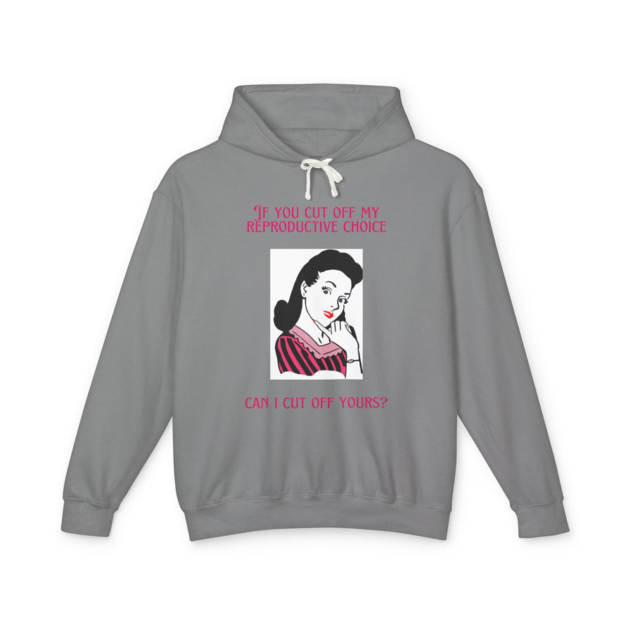 Reproductive Rights - Unisex Lightweight Hooded Sweatshirt