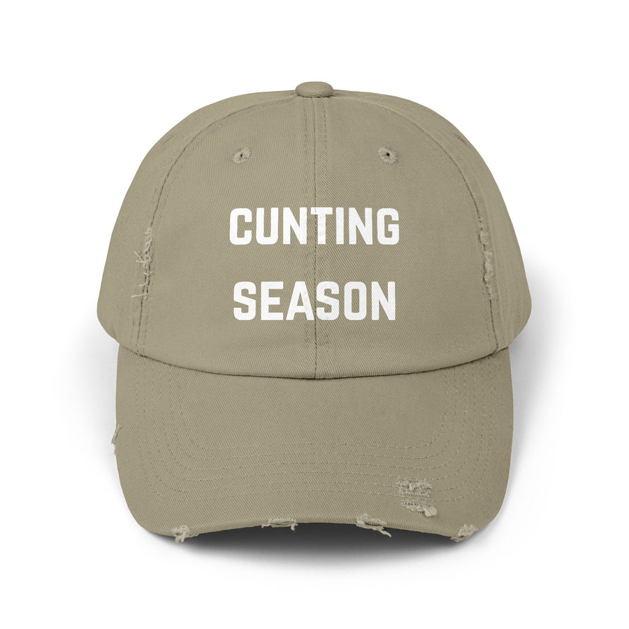 "Cunting Season" Distressed Cap