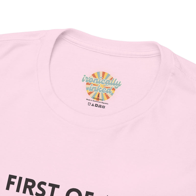 Sassy Cat Graphic Tee — "First of All I Am a Fucking Delight" Black Cat Humor T-Shirt