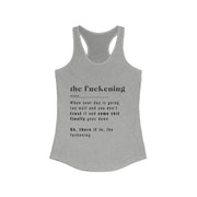 The Fuckening - Moms Say Bad Words - Women's Ideal Racerback Tank