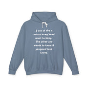 Voices - Unisex Lightweight Hooded Sweatshirt