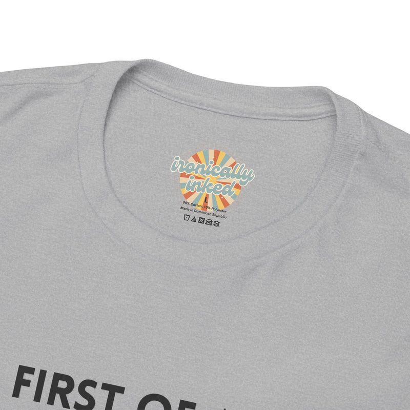 Sassy Cat Graphic Tee — "First of All I Am a Fucking Delight" Black Cat Humor T-Shirt