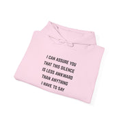 'Awkward Silence' Hoodie - Unisex Heavy Blend™ Hooded Sweatshirt