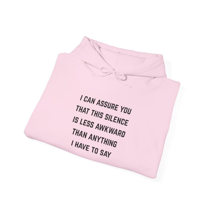 'Awkward Silence' Hoodie - Unisex Heavy Blend™ Hooded Sweatshirt