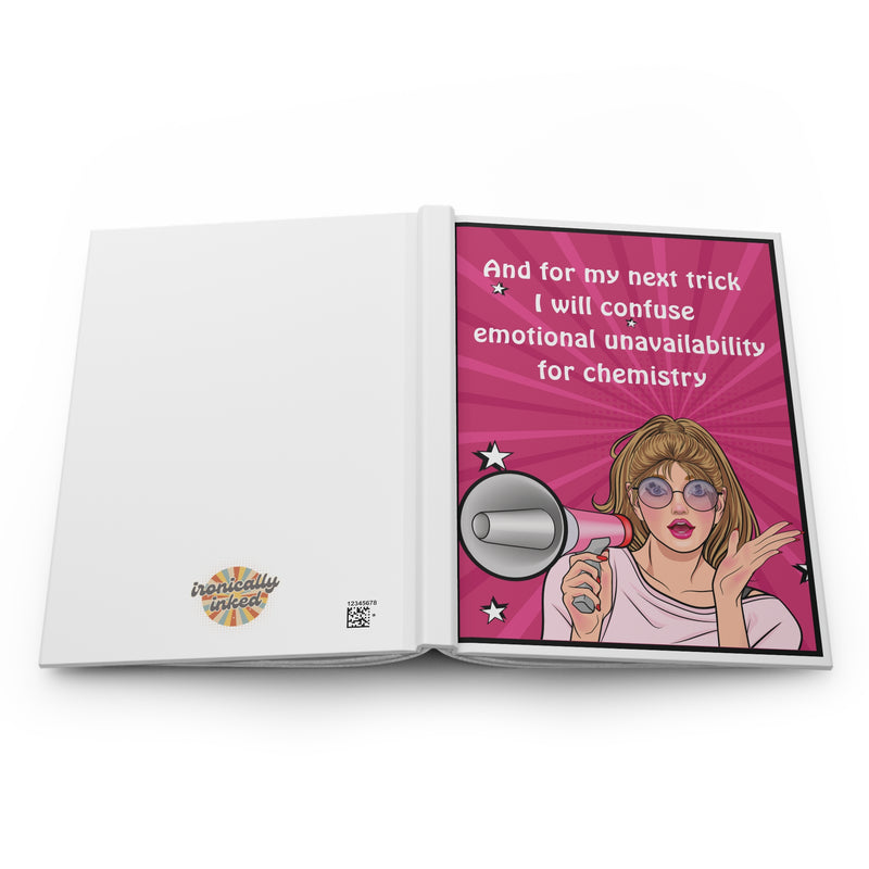 Pop Art Journal — “And for My Next Trick...” Hardcover Notebook