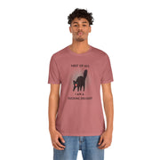 Graphic Tee — "First of All I Am a Fucking Delight" Angry Cat T-Shirt