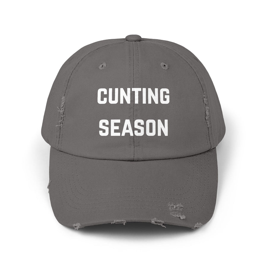 "Cunting Season" Distressed Cap