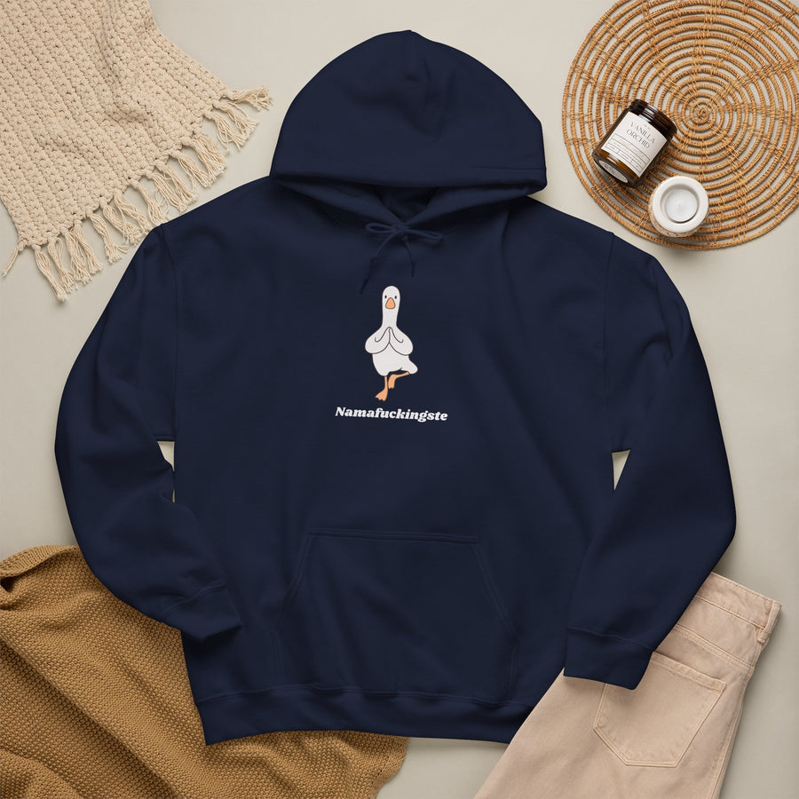 Yoga Goose Hoodie — Namafuckingste Graphic Hooded Sweatshirt