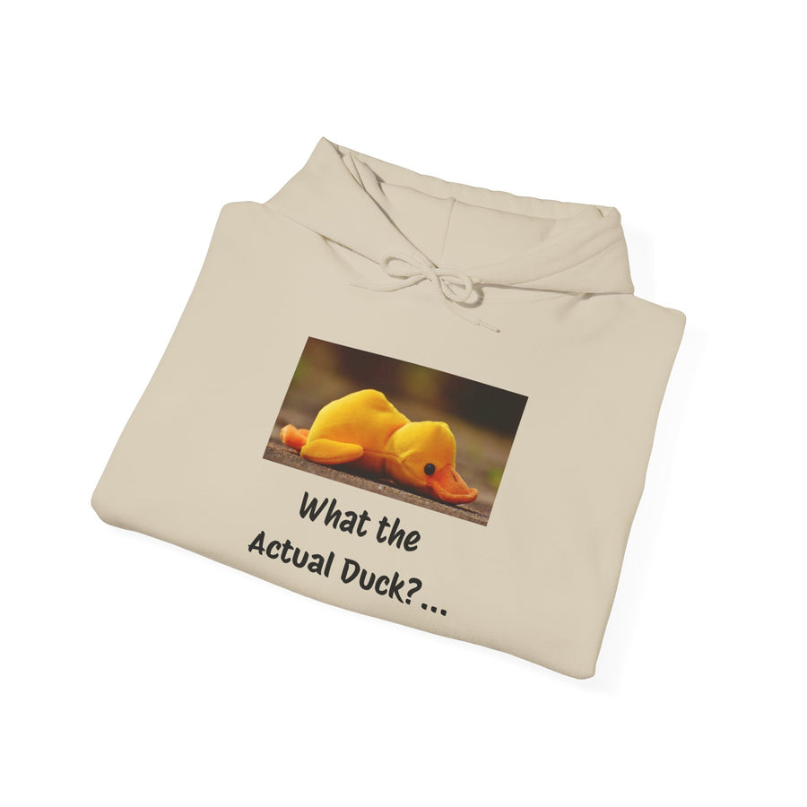 What the Actual Duck? Hoodie — Rubber Duck Hooded Sweatshirt