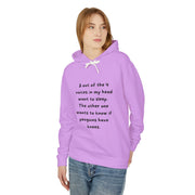 Voices - Unisex Lightweight Hooded Sweatshirt