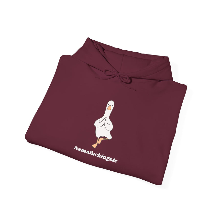Yoga Goose Hoodie — Namafuckingste Graphic Hooded Sweatshirt