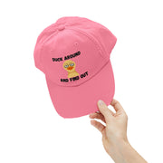 Baseball Hat "Duck Around and Find Out" Distressed Cap