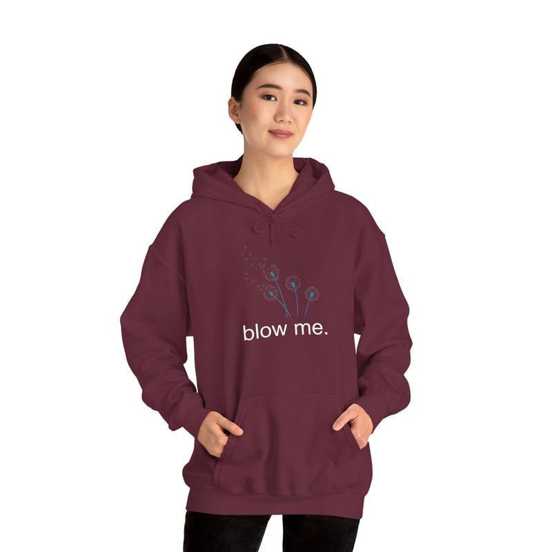 Hoodie — 'blow me' Dandelion Graphic Hooded Sweatshirt