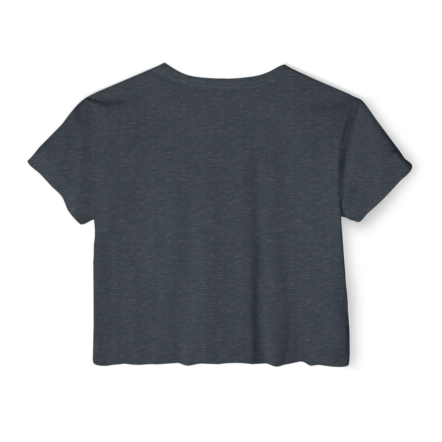 Women's Crop Top T-shirt— 'If You Don't Think You Shouldn't Talk' Wonderland Festival Tee