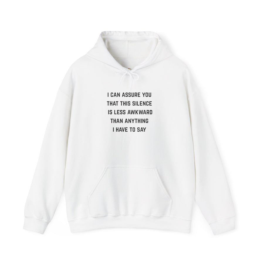 'Awkward Silence' Hoodie - Unisex Heavy Blend™ Hooded Sweatshirt