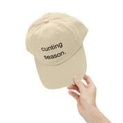 Distressed Hat - "Cunting Season" Sassy Baseball Cap