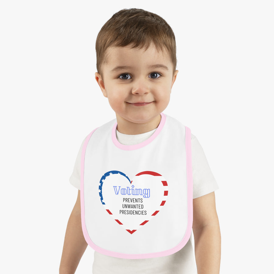 Unwanted Presidencies - Baby Contrast Trim Jersey Bib