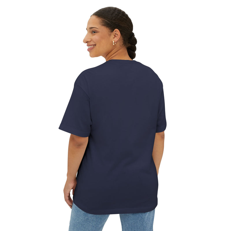 Graphic Boxy Tee — "serve cunt. don't be one." Minimalist Text Statement Shirt