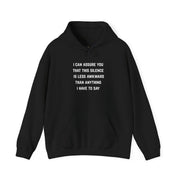 'Awkward Silence' Hoodie - Unisex Heavy Blend™ Hooded Sweatshirt