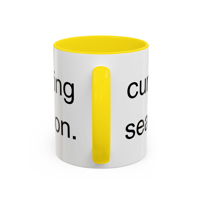 Coffee or Tea Mug — "Cunting Season." Bold Statement Minimalist Accent Mug