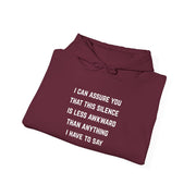 'Awkward Silence' Hoodie - Unisex Heavy Blend™ Hooded Sweatshirt