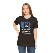 Sassy Cat Tee – “My Body Hurts and I’m Mad at the Government” Graphic T-Shirt