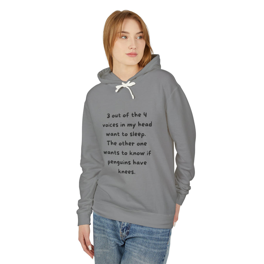 Voices - Unisex Lightweight Hooded Sweatshirt