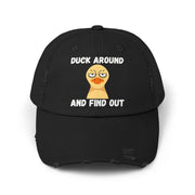 Baseball Hat "Duck Around and Find Out" Distressed Cap