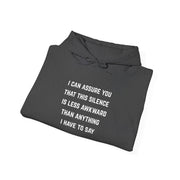'Awkward Silence' Hoodie - Unisex Heavy Blend™ Hooded Sweatshirt