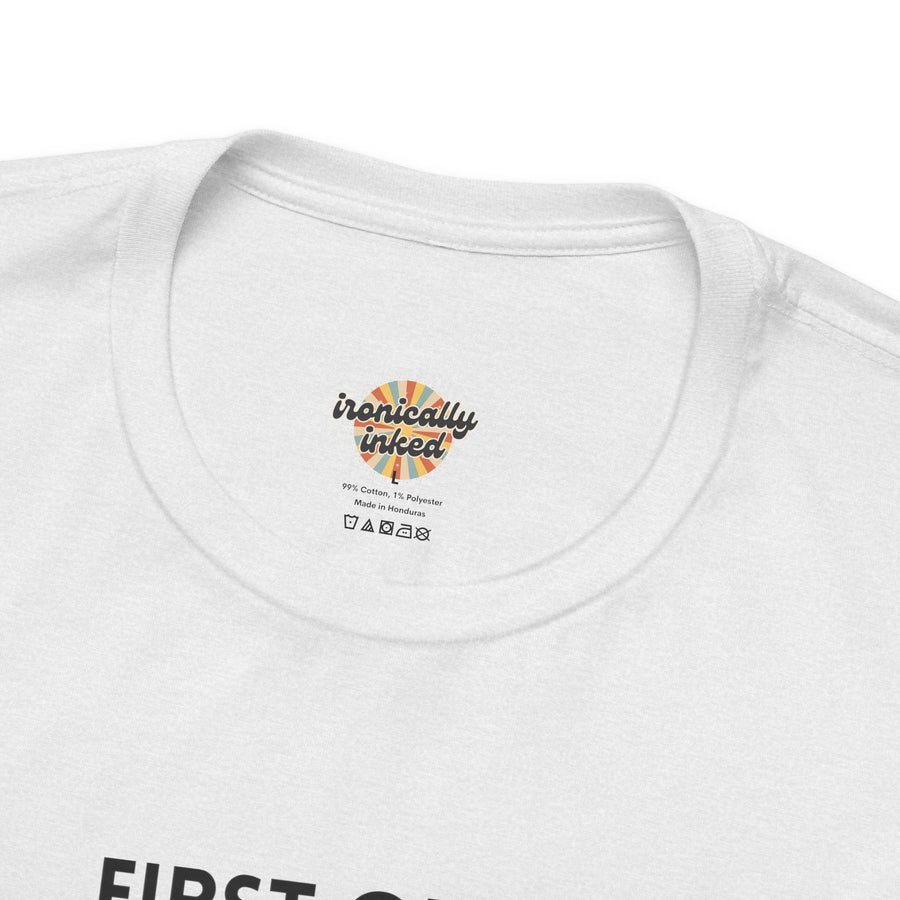 Graphic Tee — "First of All I Am a Fucking Delight" Angry Cat T-Shirt