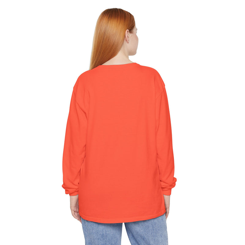 Pop Art Phone Call Long Sleeve T-Shirt — "What's the return policy on a man?" Oversized Tee