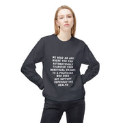 Transfer Menstrual Cramps - Unisex Midweight Softstyle Fleece Crewneck Sweatshirt