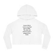 Voices - Cropped Hoodie