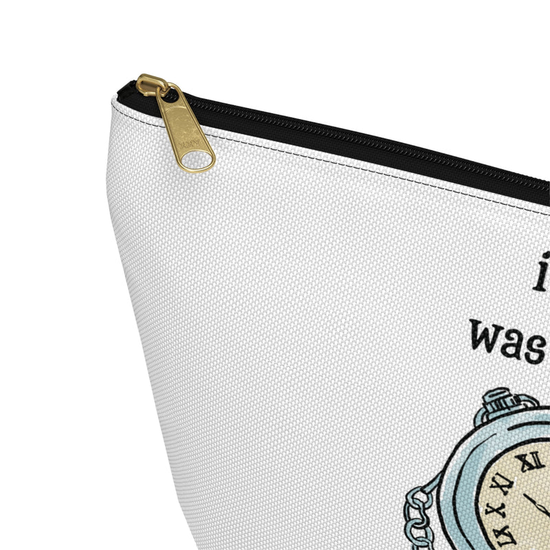 Wonderland Cosmetic or Accessory Bag — "I knew who I was this morning but I've changed a few times since then"