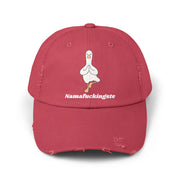 Distressed Cap — 'Namafuckingste' Yoga Goose Baseball Hat