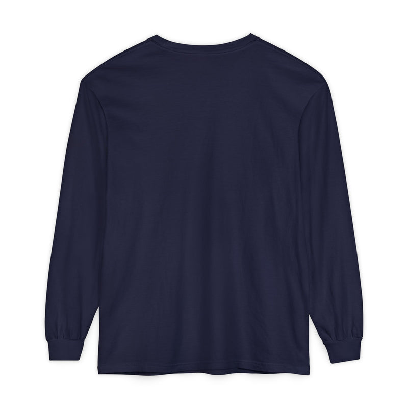 Sassy Cat Illustration Long Sleeve Tee — “I’m Not As Mean As I Could Be” Oversize T-Shirt