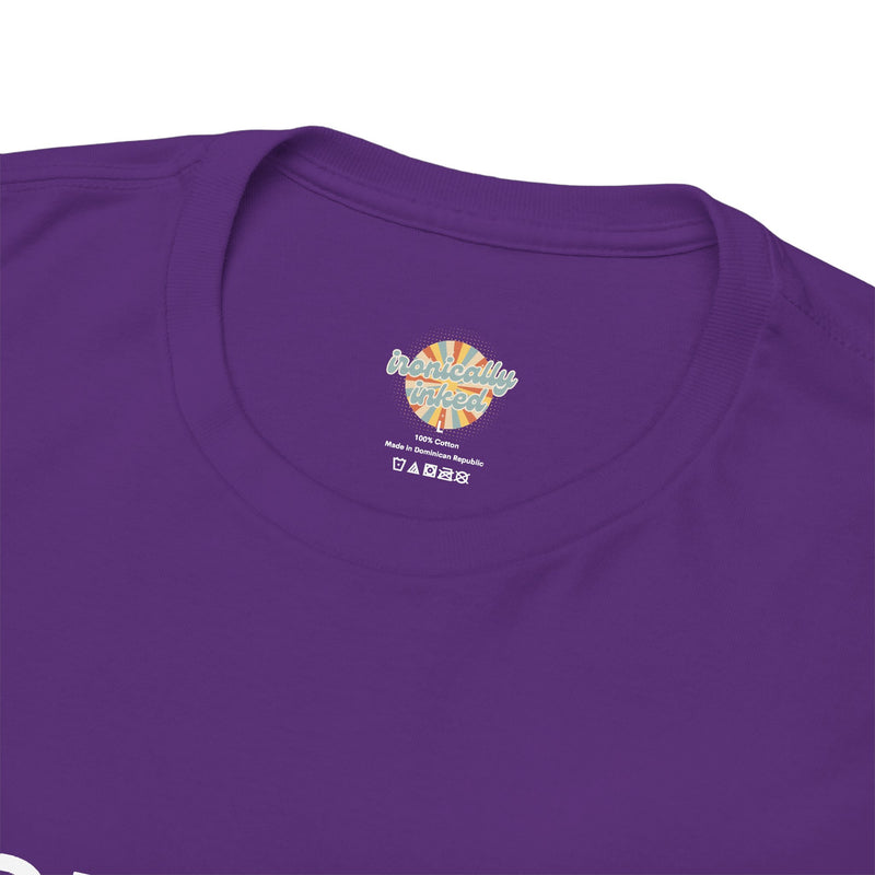 Provocative Graphic Tee — "cunting season." Minimalist Text Statement T-Shirt